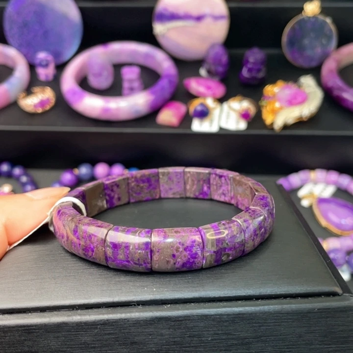 苏纪石（舒俱来）泥地丝绒手牌未镶嵌