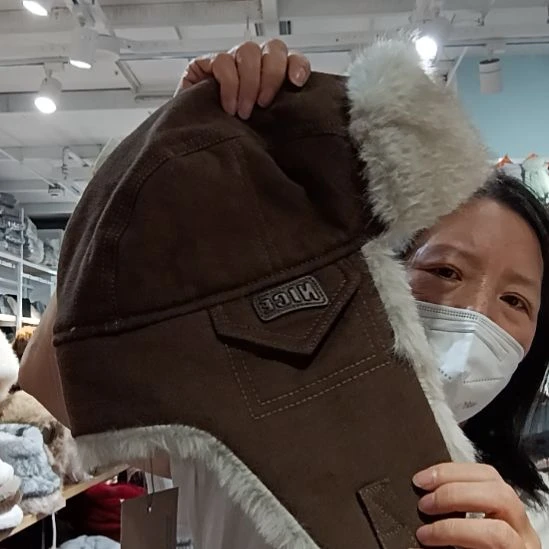 纯棉纯棉雷锋帽加厚咖啡色