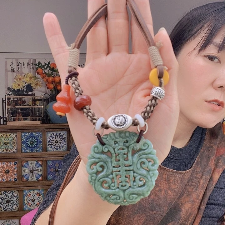 翡翠项链未镶嵌项链