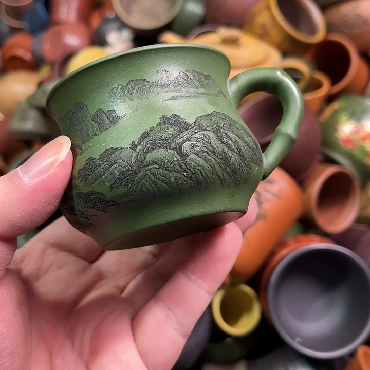 紫砂茶杯全手工紫砂主人杯