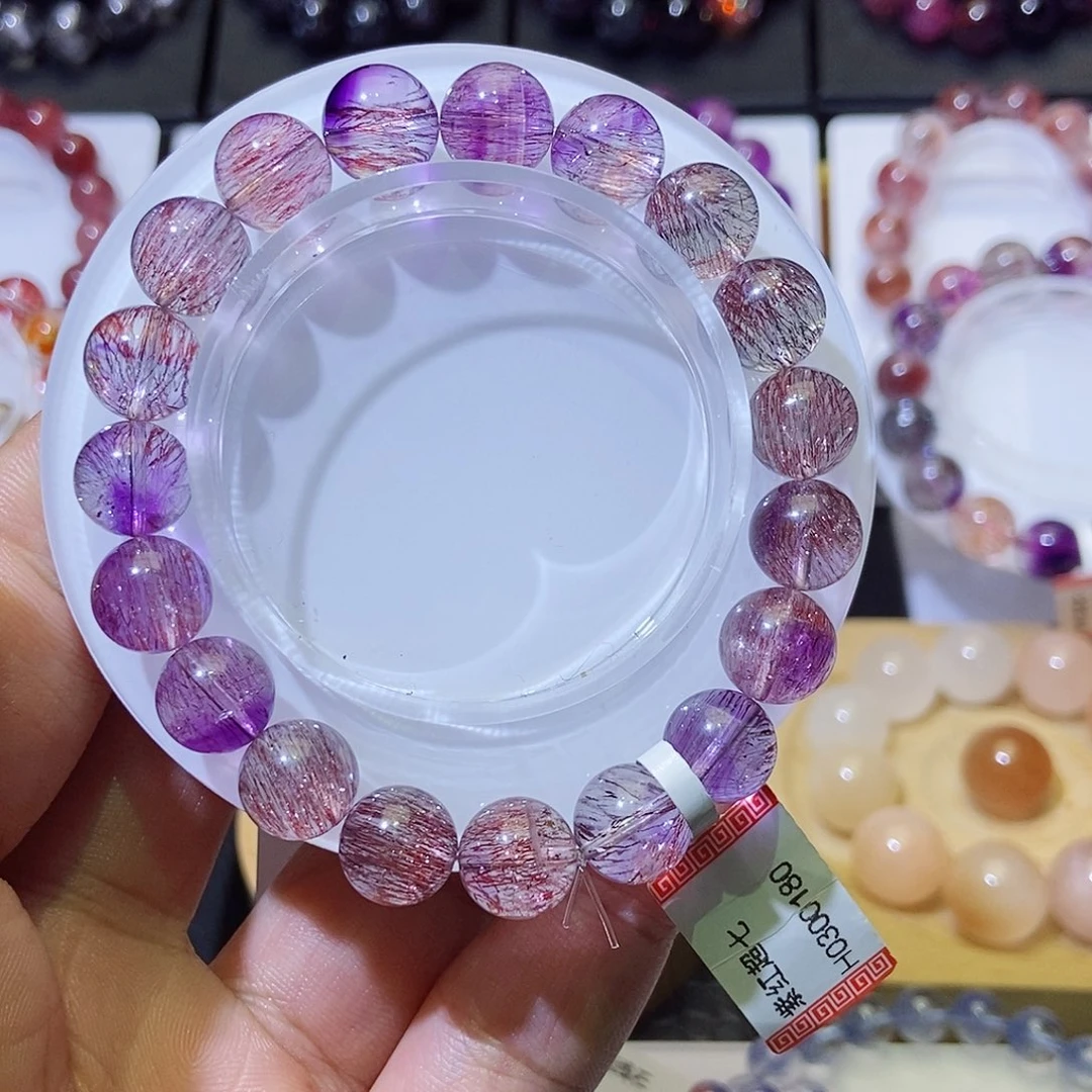 未镶嵌手链水晶紫超七10.7