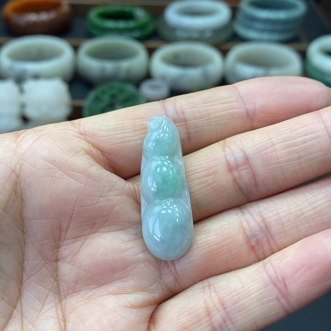 翡翠银S925镶嵌颈饰