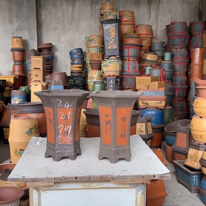 紫砂花盆紫砂花盆