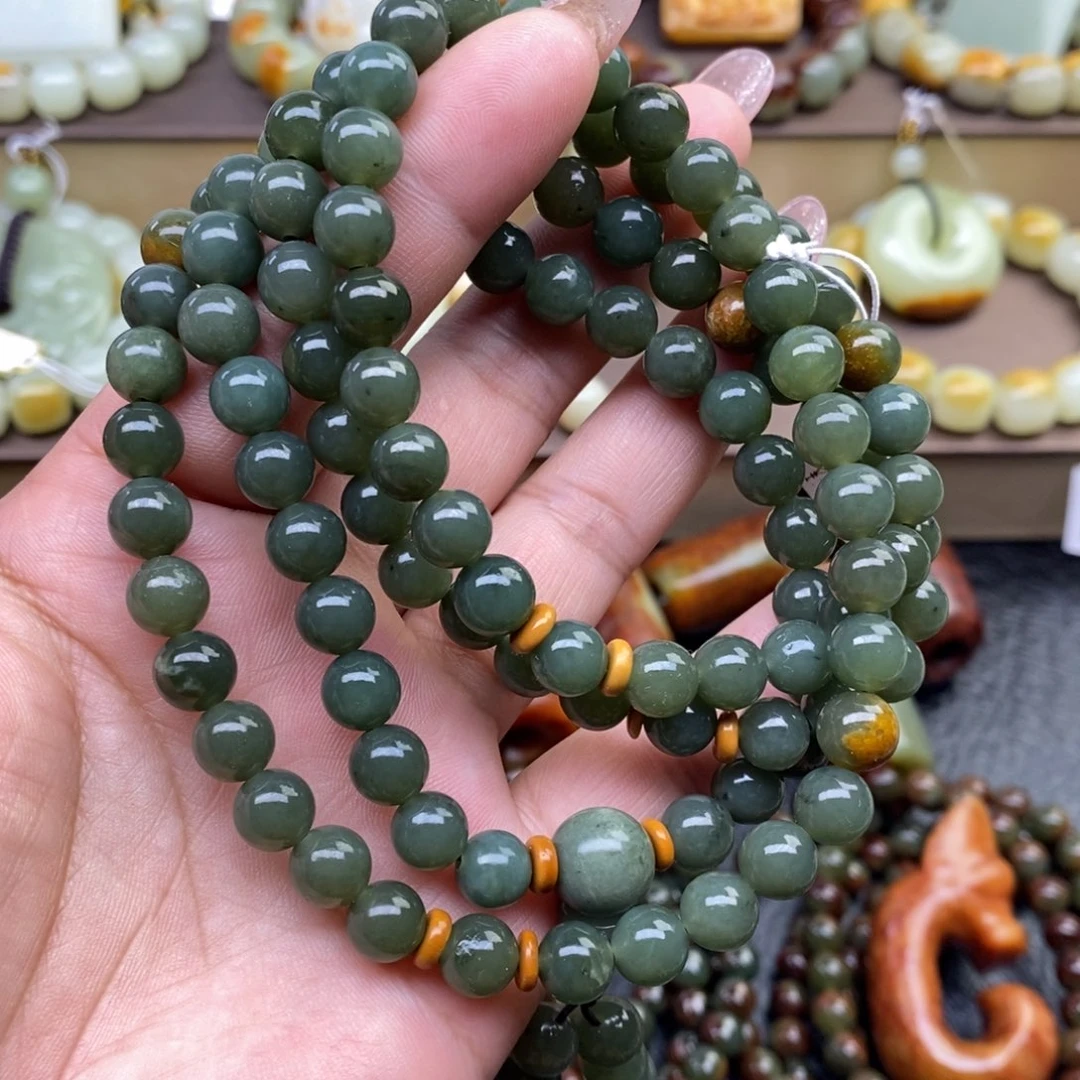 透闪石质玉未镶嵌手链