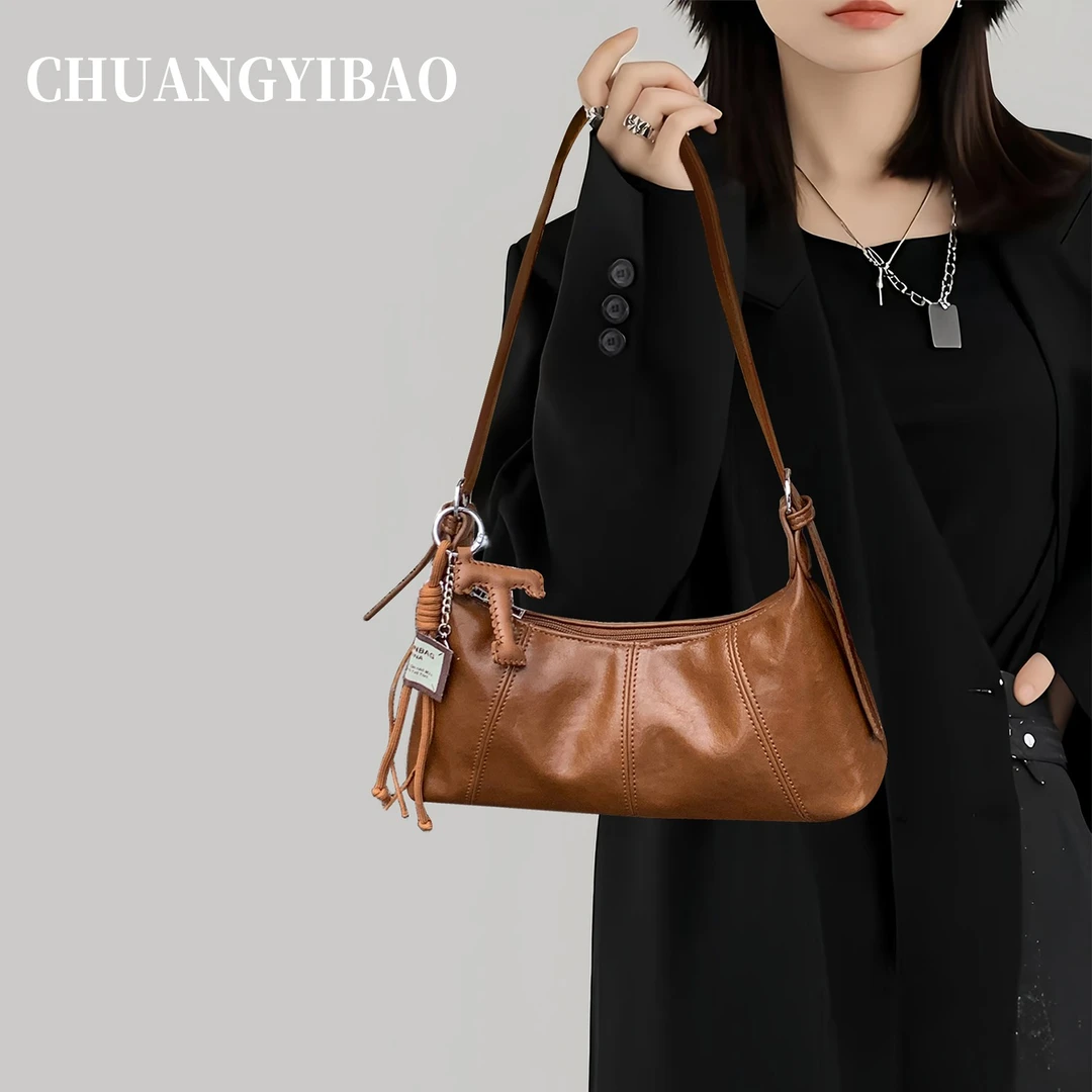 高级质感小众腋下包包女式2025新款秋冬简约休闲单肩腋下包斜挎包