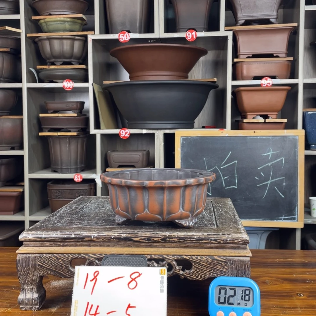 紫砂花盆酹*月88888888888