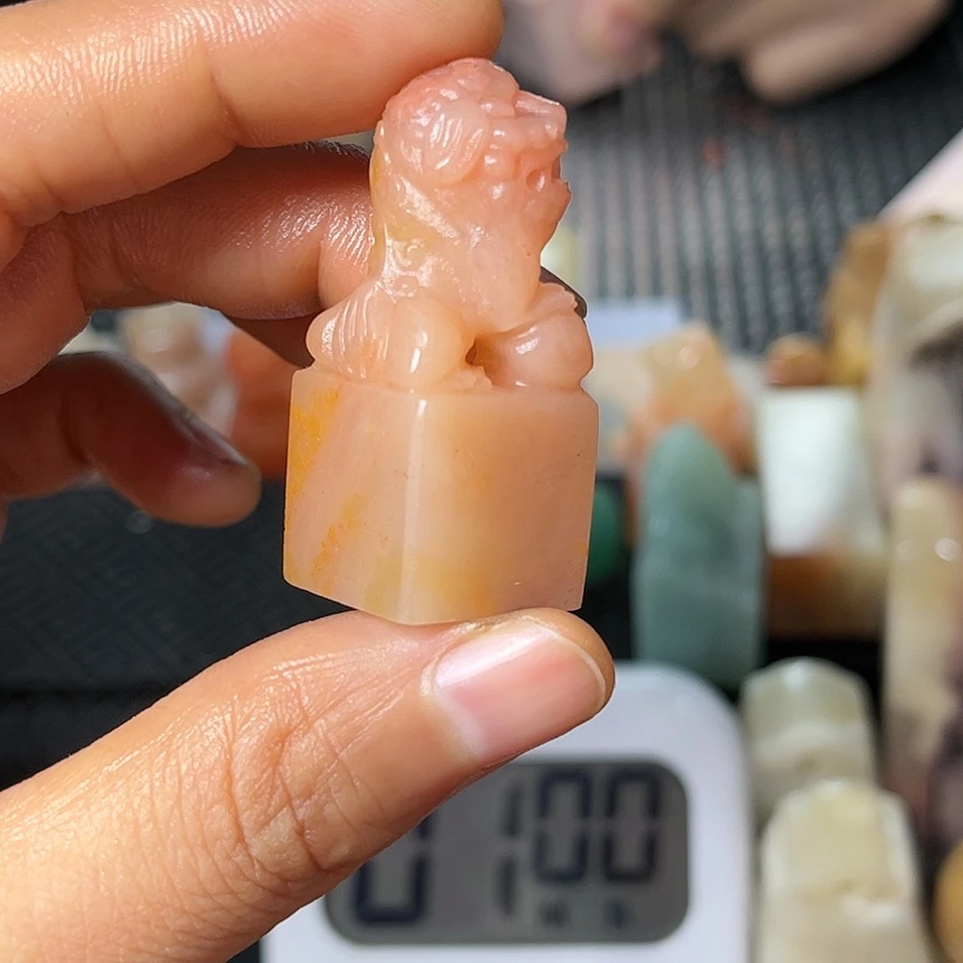 寿山石印石雨*晰这么大个人都有