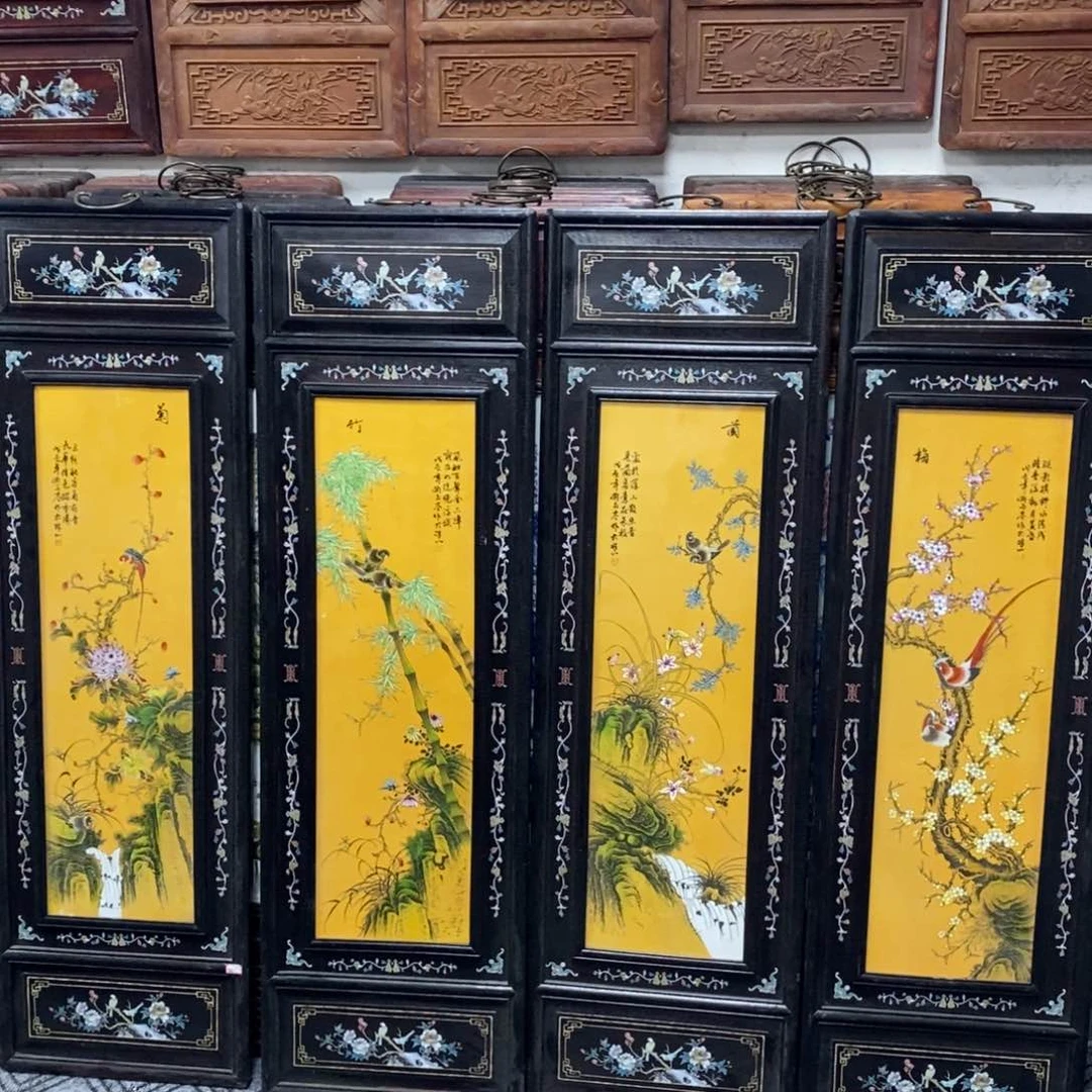瓷片纵****司1.2*36*4景德镇瓷板画柴窑烧制