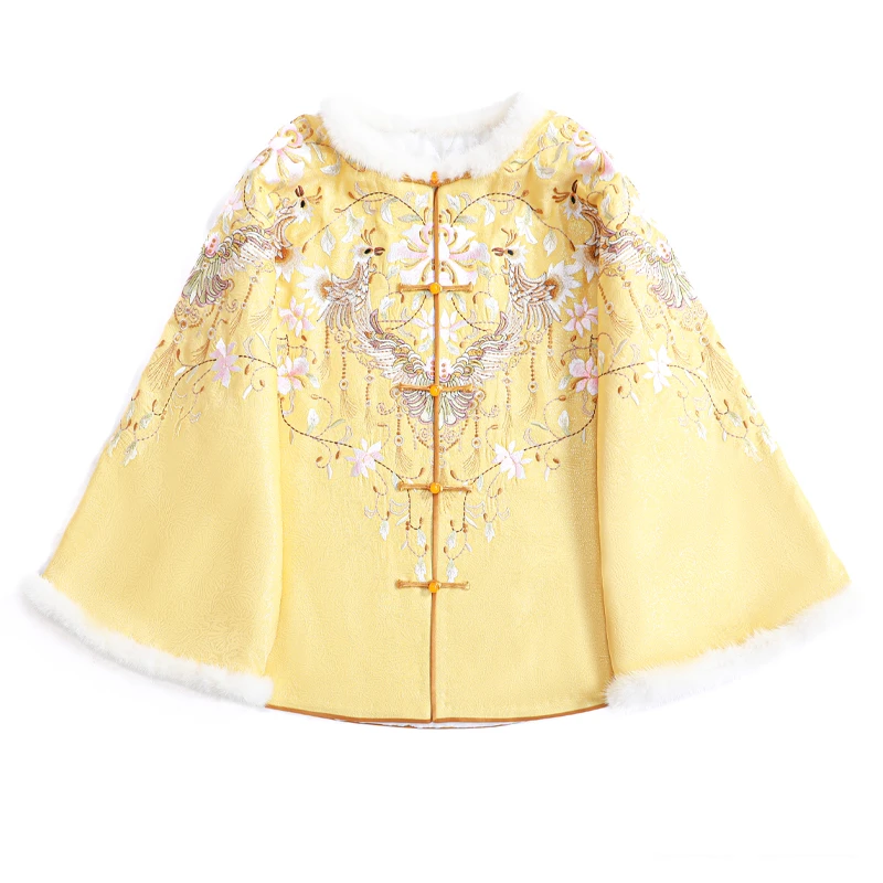 「环佩萦香」锦依天裁 桑蚕丝 手工原创设计刺绣国潮女装棉服上衣