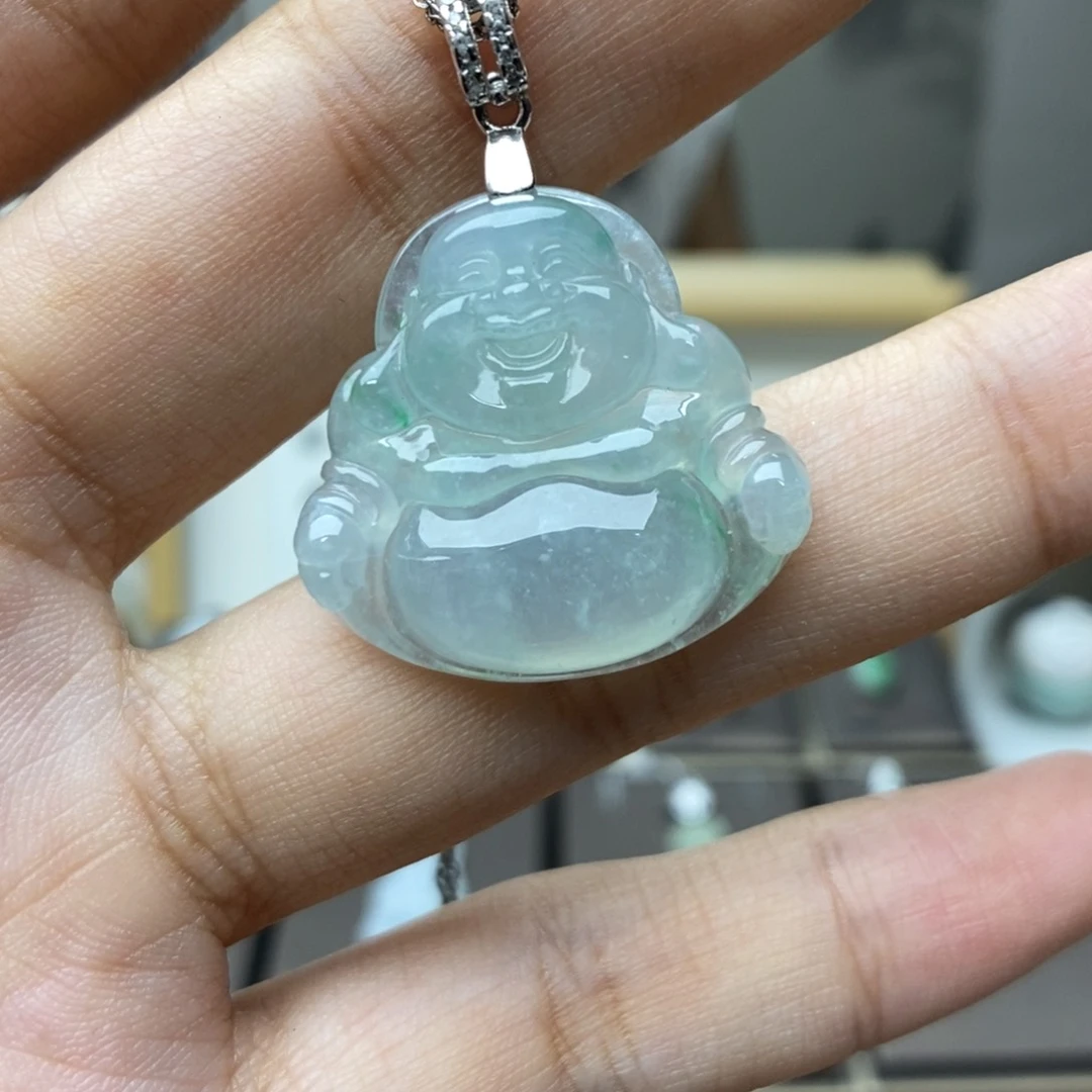 【闪购商品】颈饰银S925镶嵌翡翠娜*1