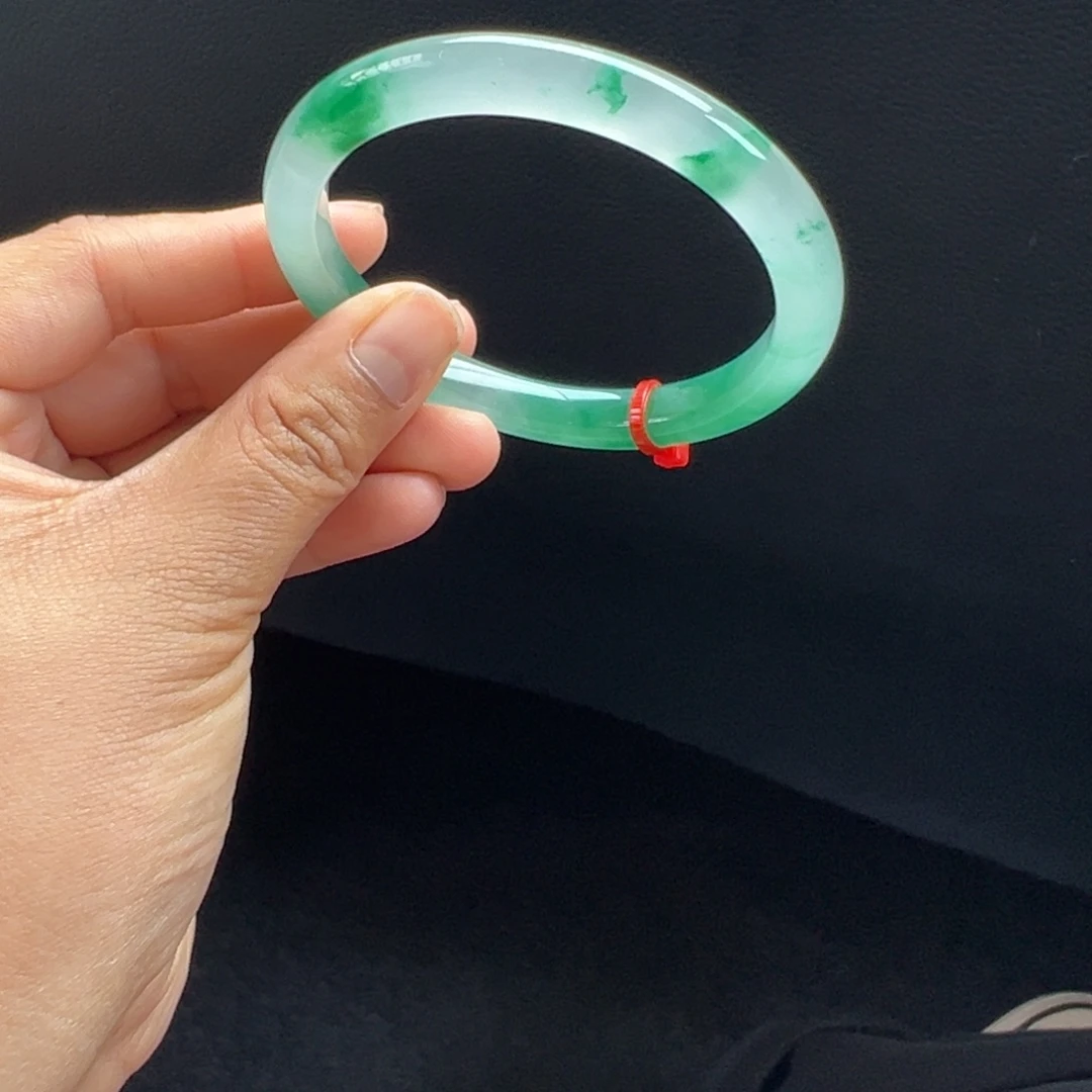 阿***紫石英质玉未镶嵌手镯非洲翠5657