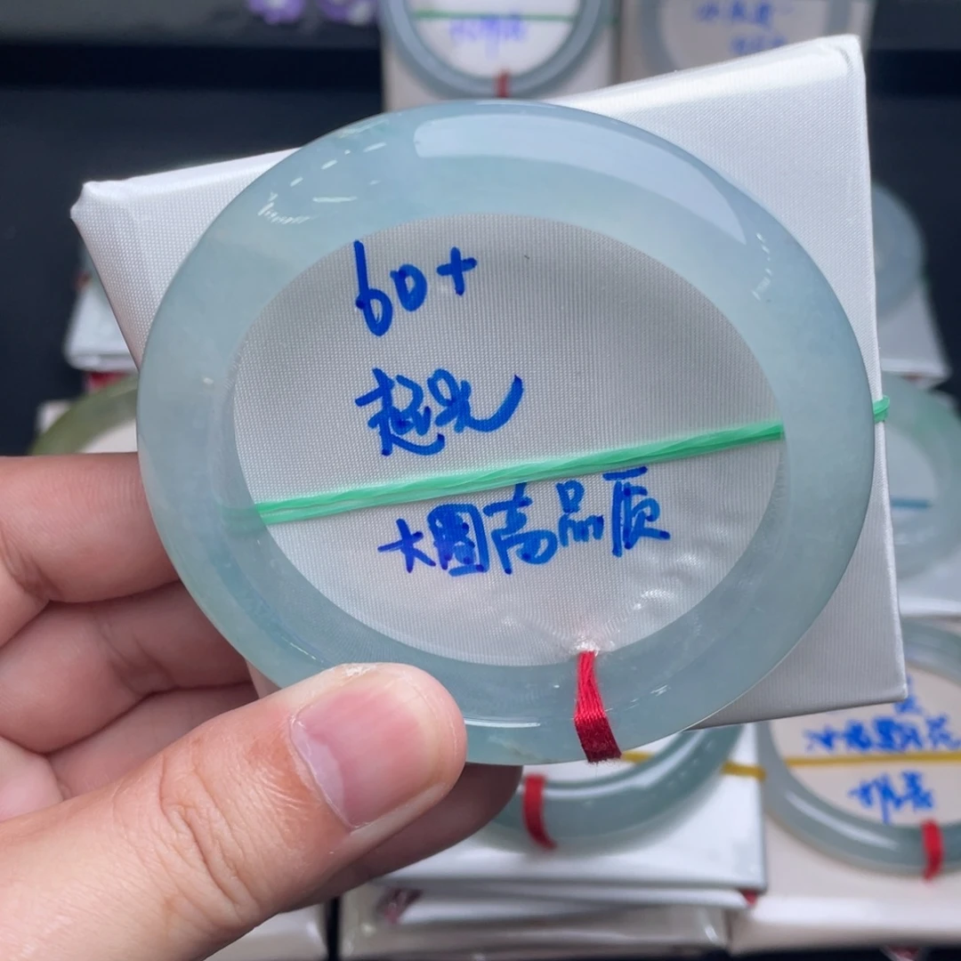 翡翠未镶嵌手镯翡翠手镯59