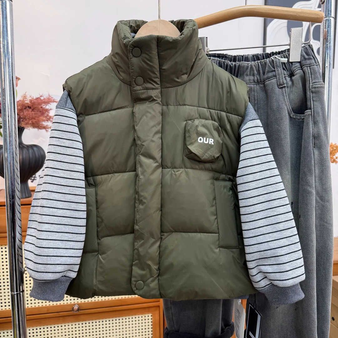 MJ-23153儿童马甲中性韩版新款百搭 休闲 洋气时尚