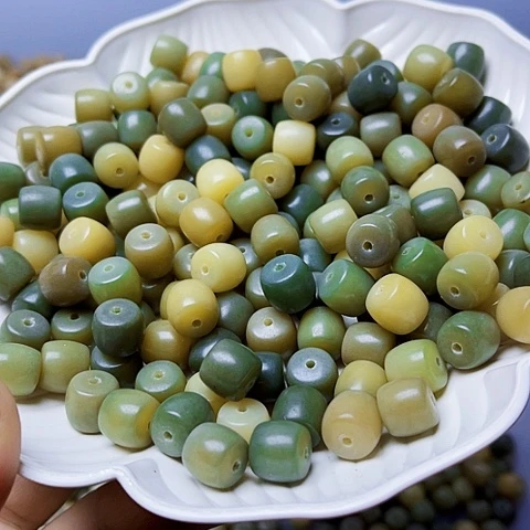 吊坠白玉菩提白玉菩提10经络100颗卡灯牌宠100颗