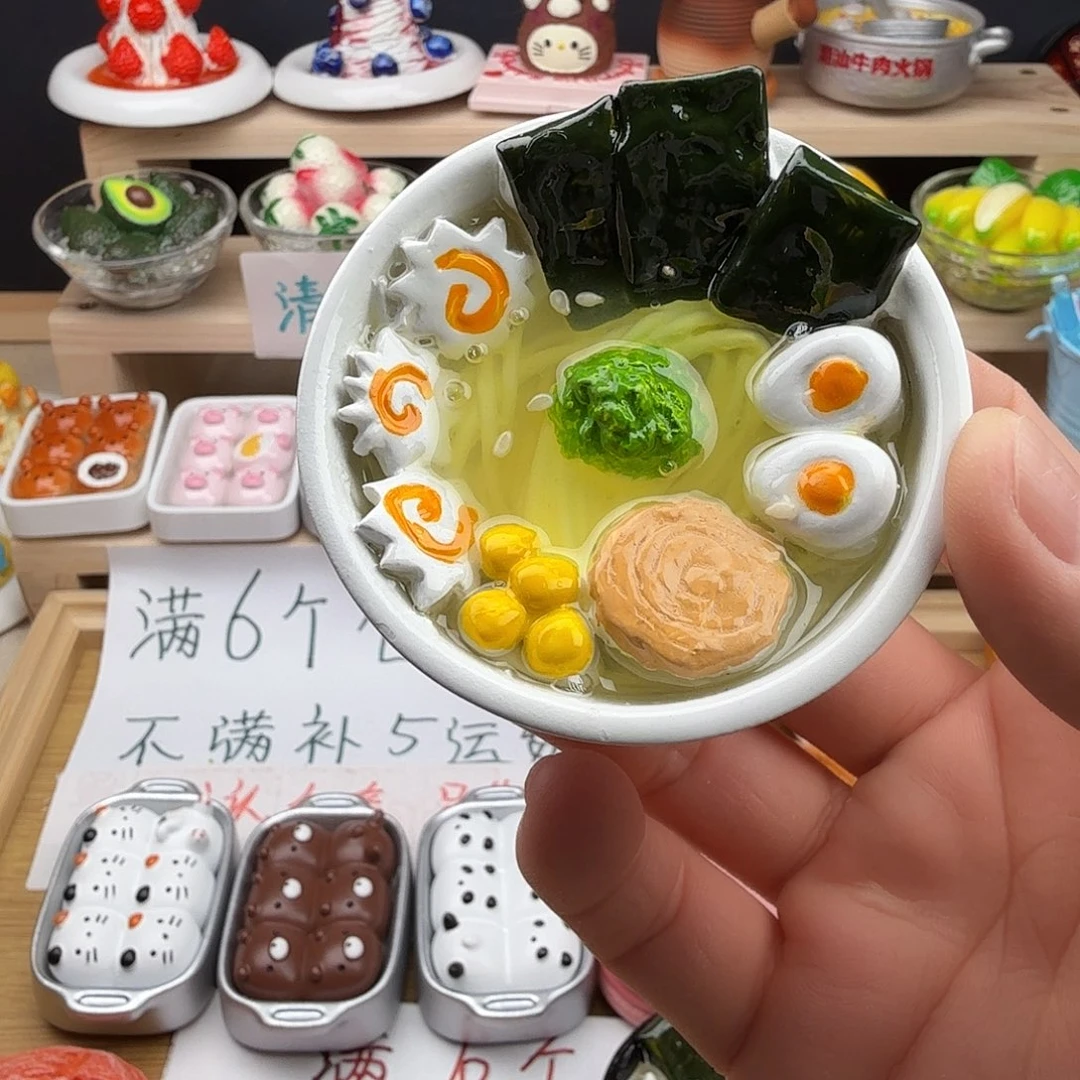 树脂食玩冰箱贴 凭开箱视频售后