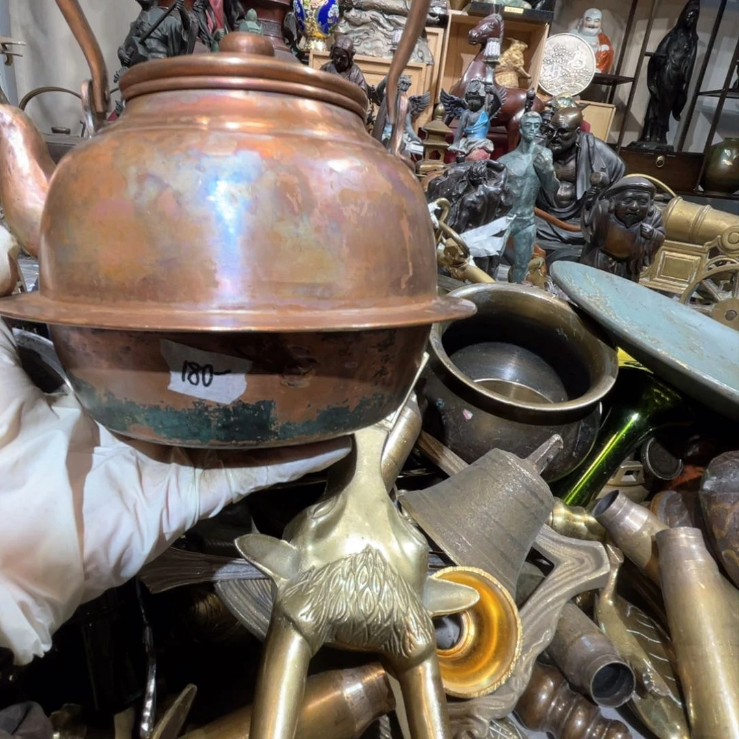 羊*生大阪回流铜器摆件150