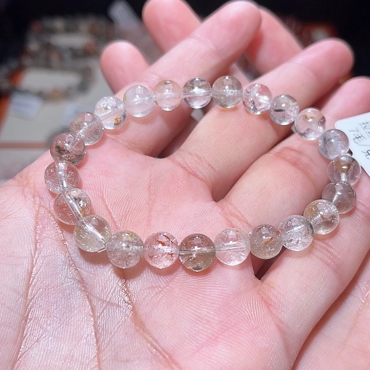 水晶手链未镶嵌390号主图手串  8+