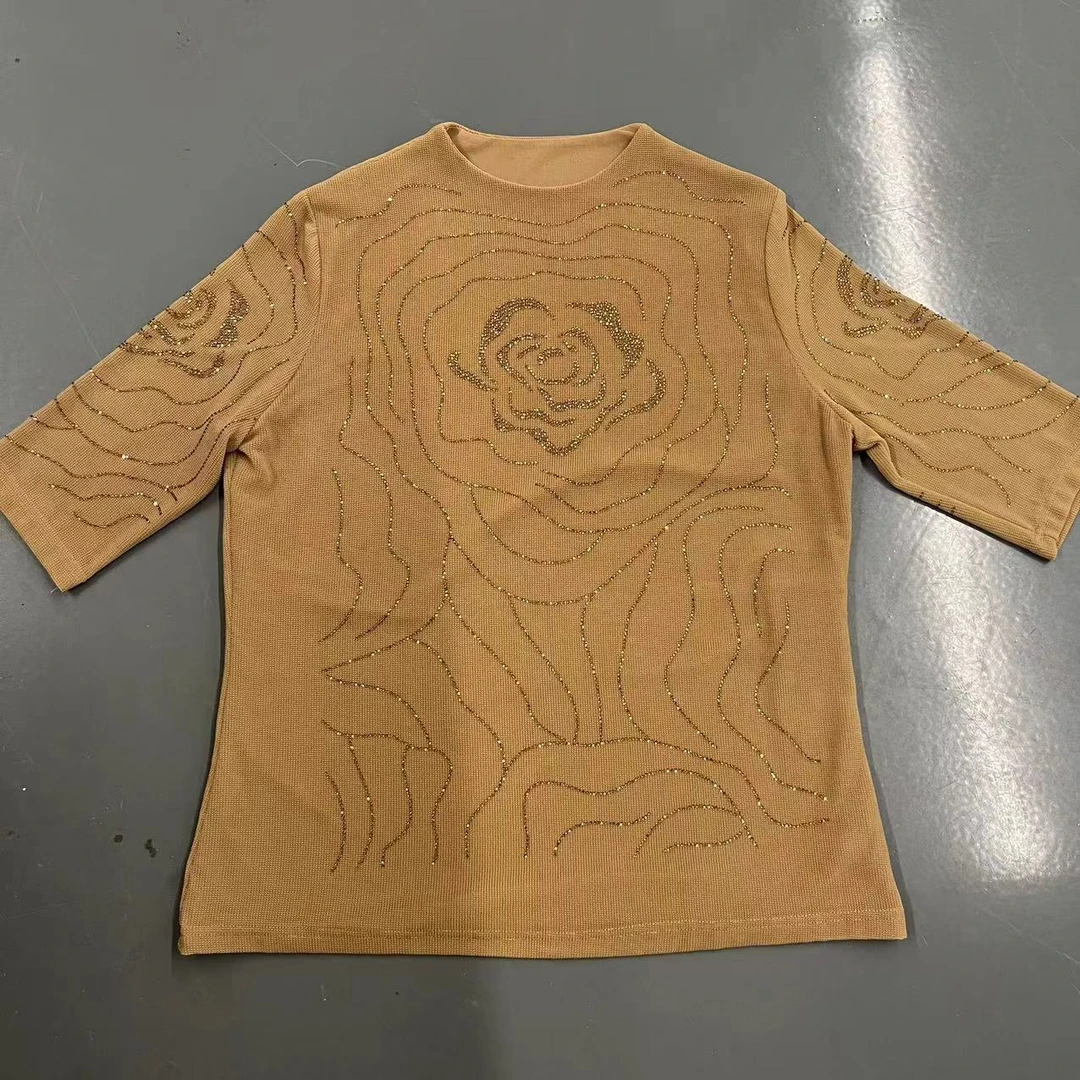 FL夏季时尚百搭气质潮流简约女士T恤【304310】