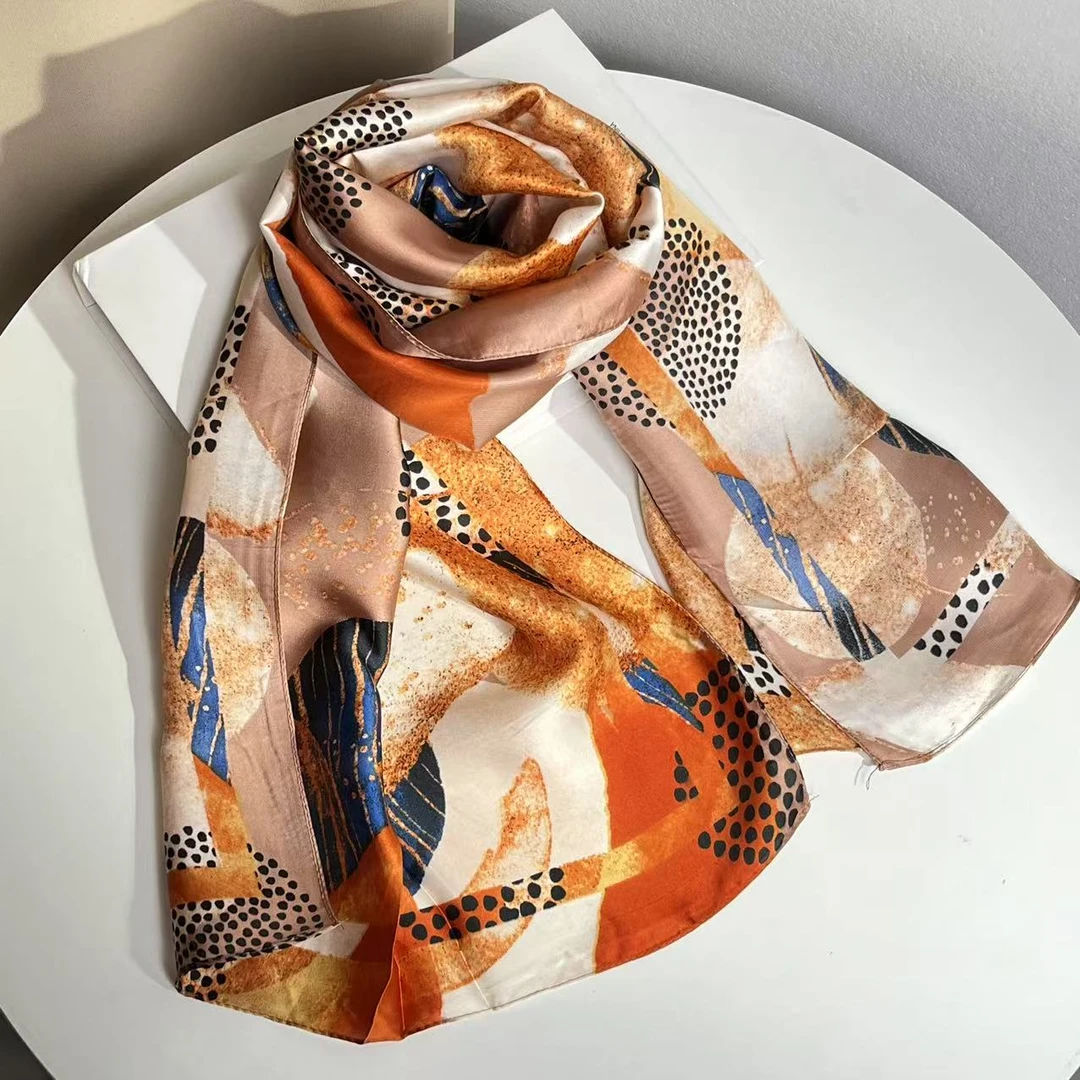 【橘半】长丝巾40*160丝巾围脖S