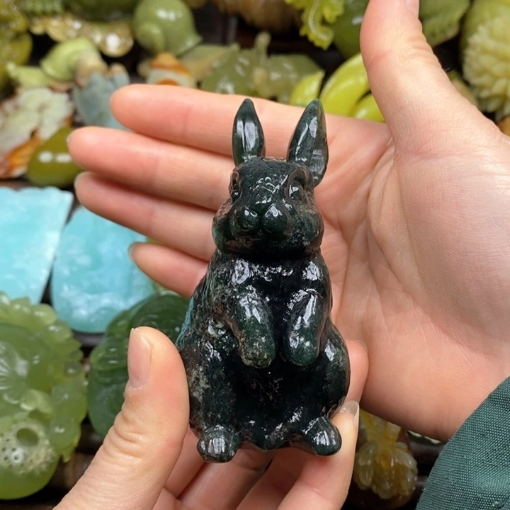 蛇纹石玉手把未镶嵌