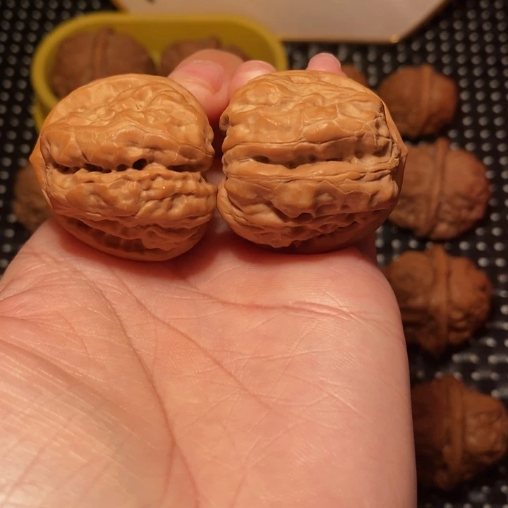 把件文玩核桃四开高桩肌肉蛙