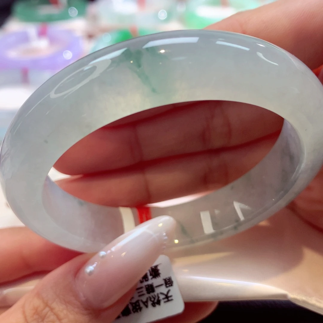 未镶嵌手镯翡翠正圈8号66