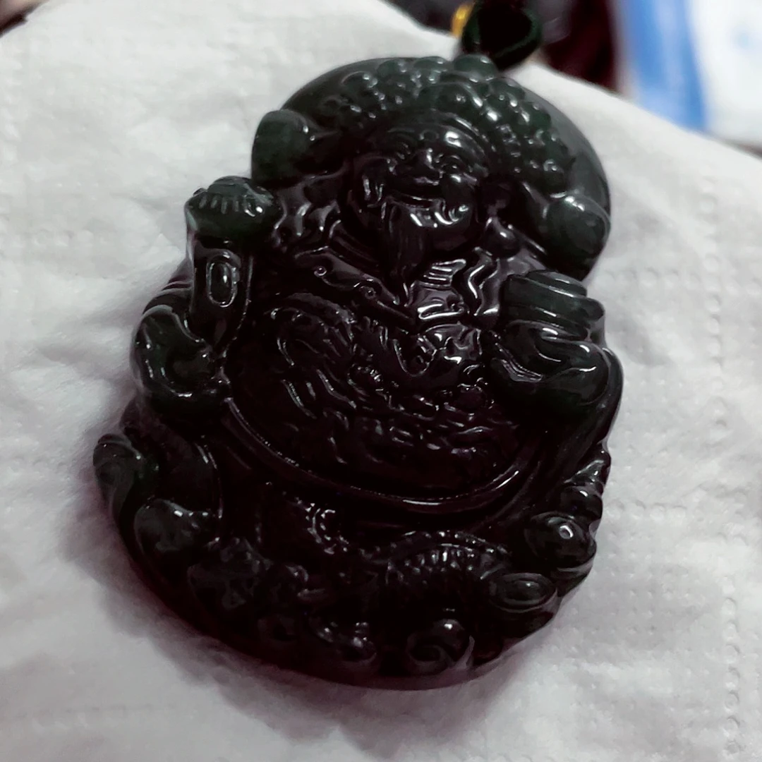 翡翠未镶嵌颈饰先鉴后发一物一证