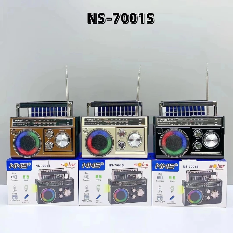 旗旺 新款太阳能蓝牙收音便携音响/音箱