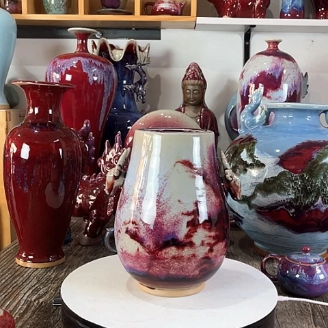 瓷片神垕镇钧瓷艺术