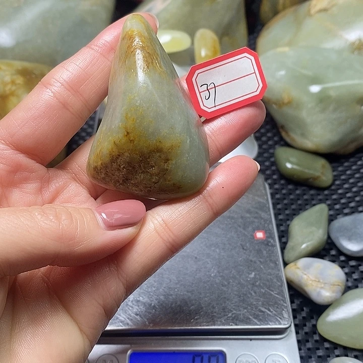 和田玉未镶嵌挂件31