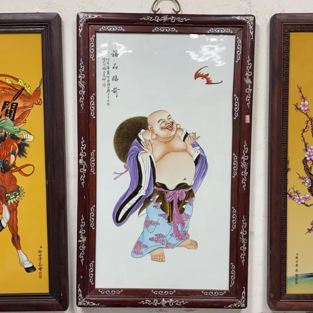 瓷90*52 景德镇瓷板画柴窑烧制