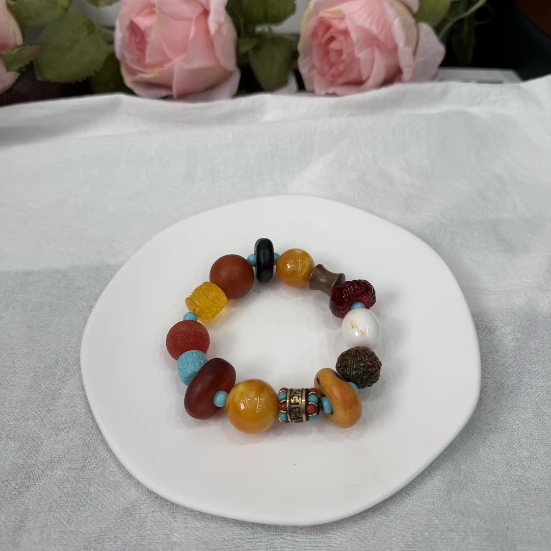 高定珠宝蜜蜡多宝手链ZX801S088