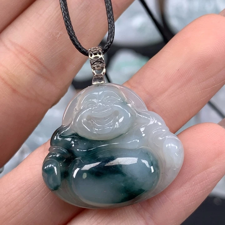 颈饰未镶嵌翡翠佛公