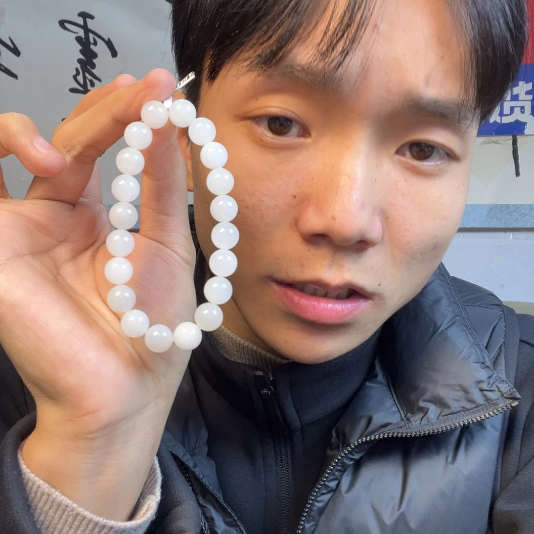 颈饰未镶嵌和田玉多样性高端羊脂玉卡10货头