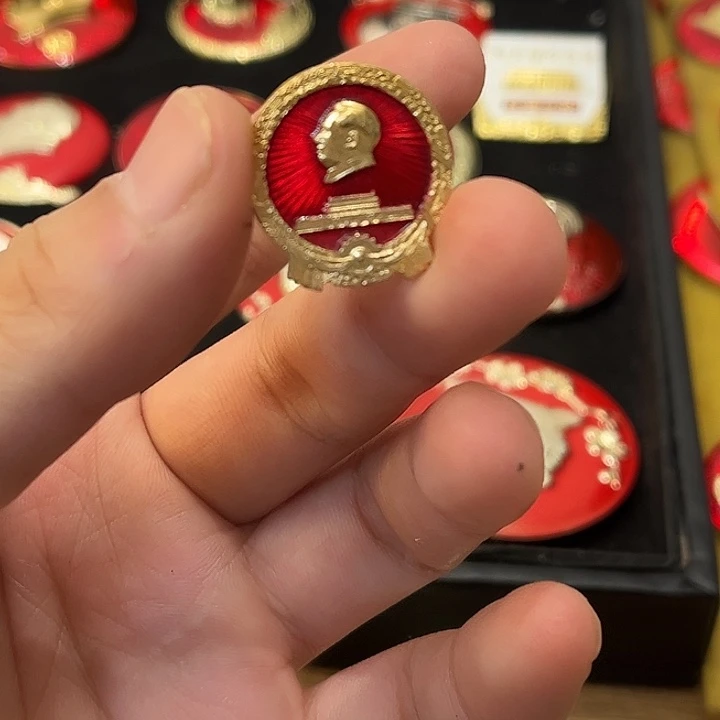 用***8像章一一一高贵轻扬在心里