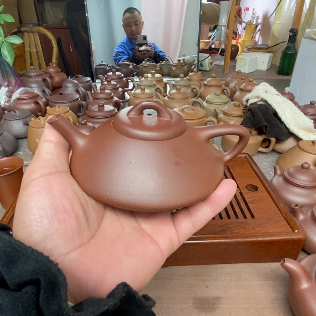 y***y紫砂茶壶底漕青零添加合瓢壶160 CC瑕疵