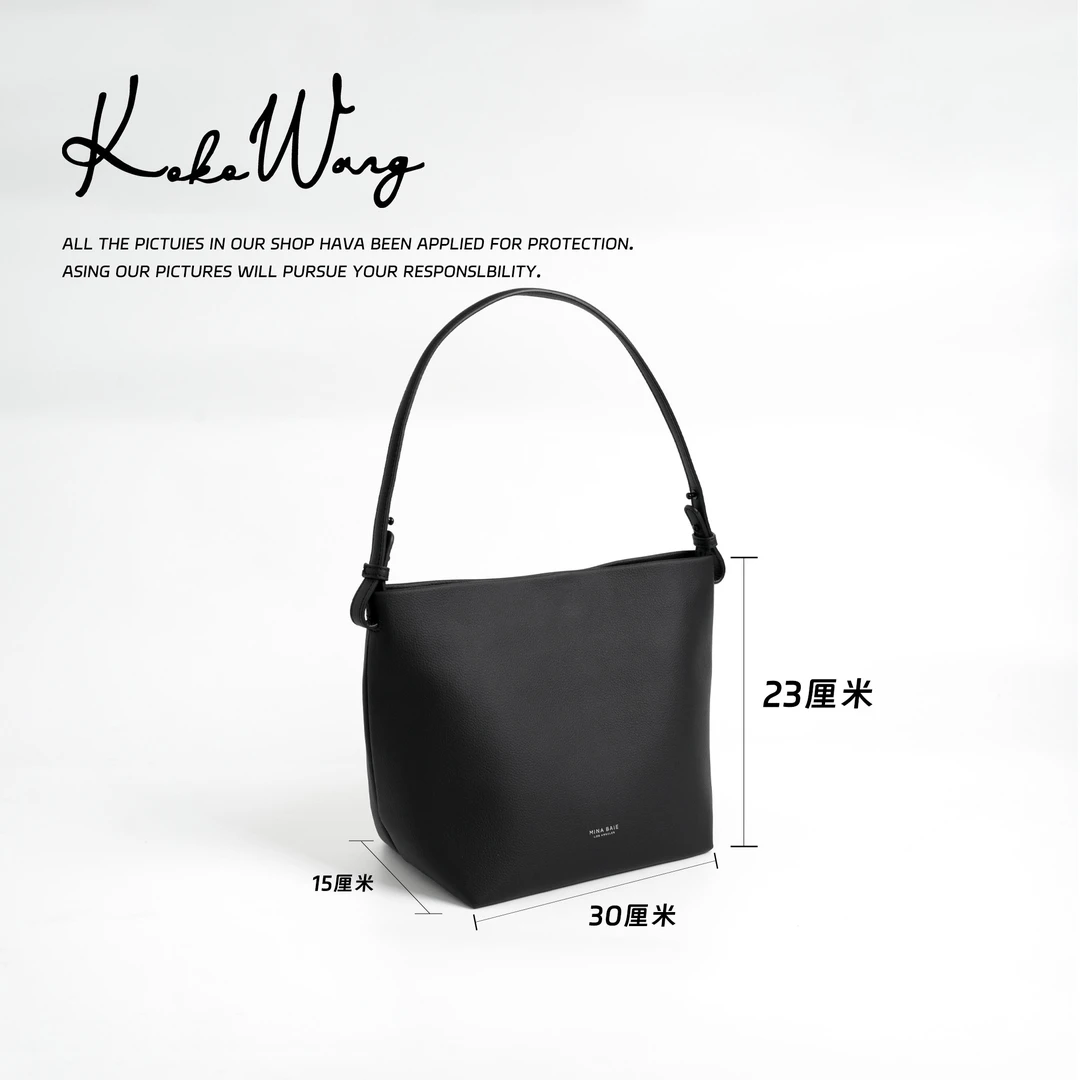 KOKO WANG新款时尚气质大容量休闲百搭托特包单肩包X4145I13S05
