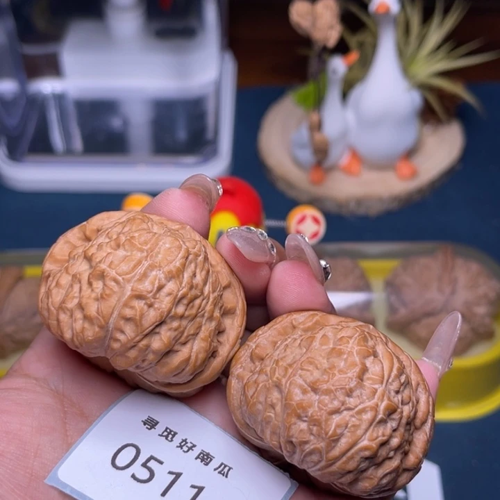 把件文玩核桃南瓜墩44-0511