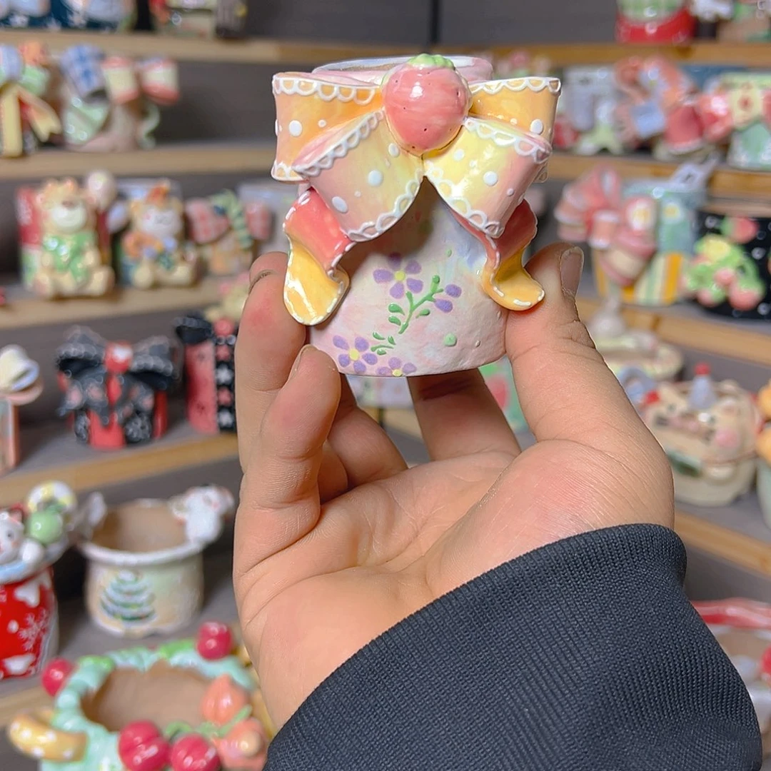 P***a老梧家的手工多肉花盆