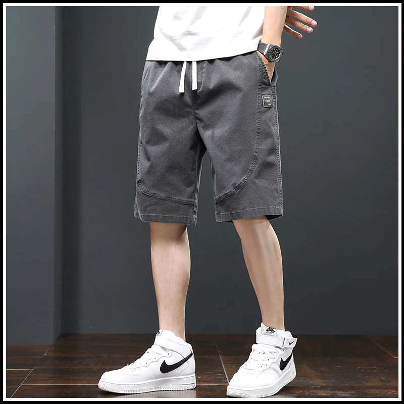 库波昂勒夏季短裤男潮牌爆款宽松5分外穿男士中裤薄款休闲五分裤