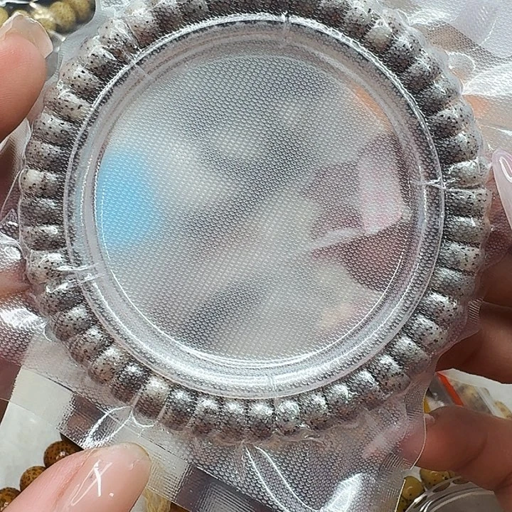 星月菩提手串431殿堂卡姿兰大眼睛黑灰星月菩提药片单圈94