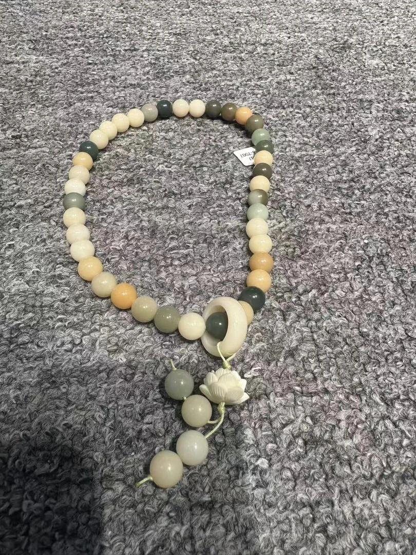 多宝菩提莲花双圈手串（无礼盒）XD687