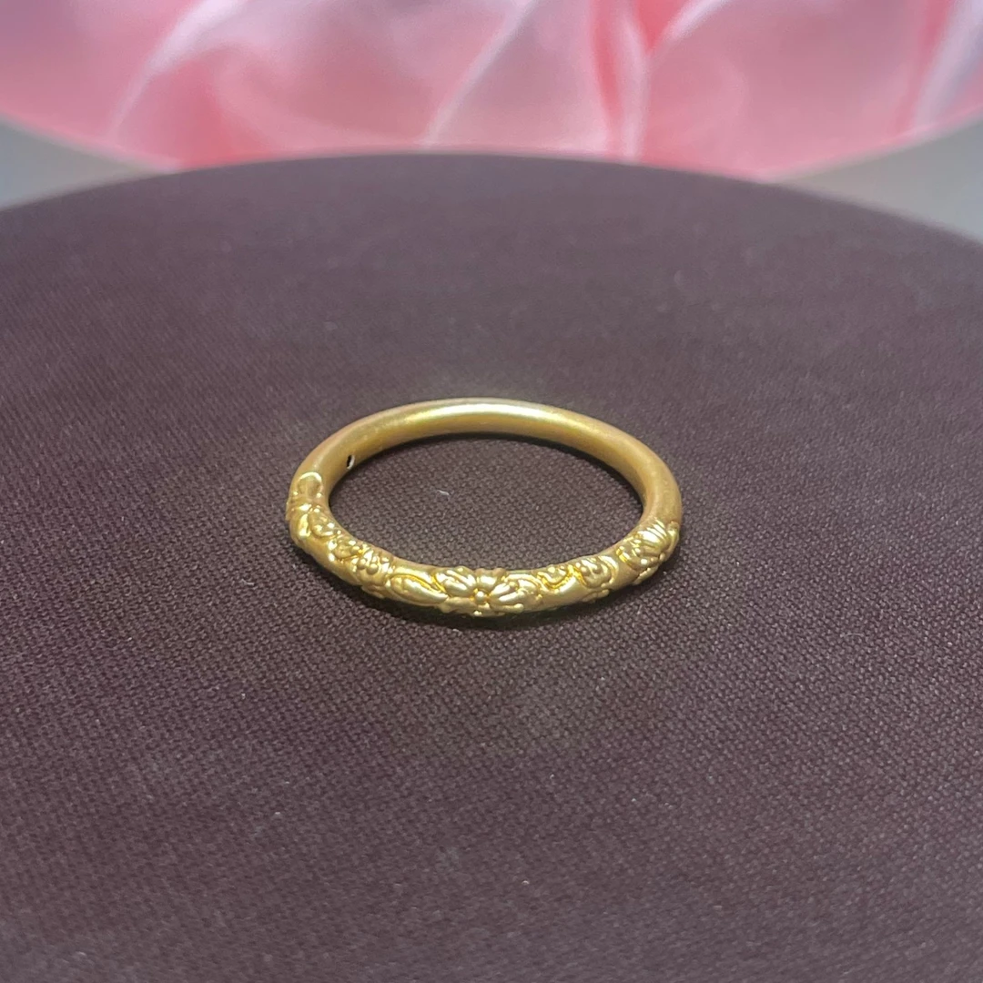 【晓彤】足金999 樱花戒指