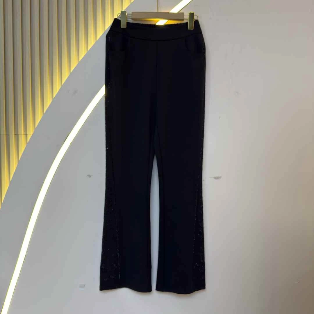 新款时尚显瘦百搭弹力高腰裤子女士休闲裤1430