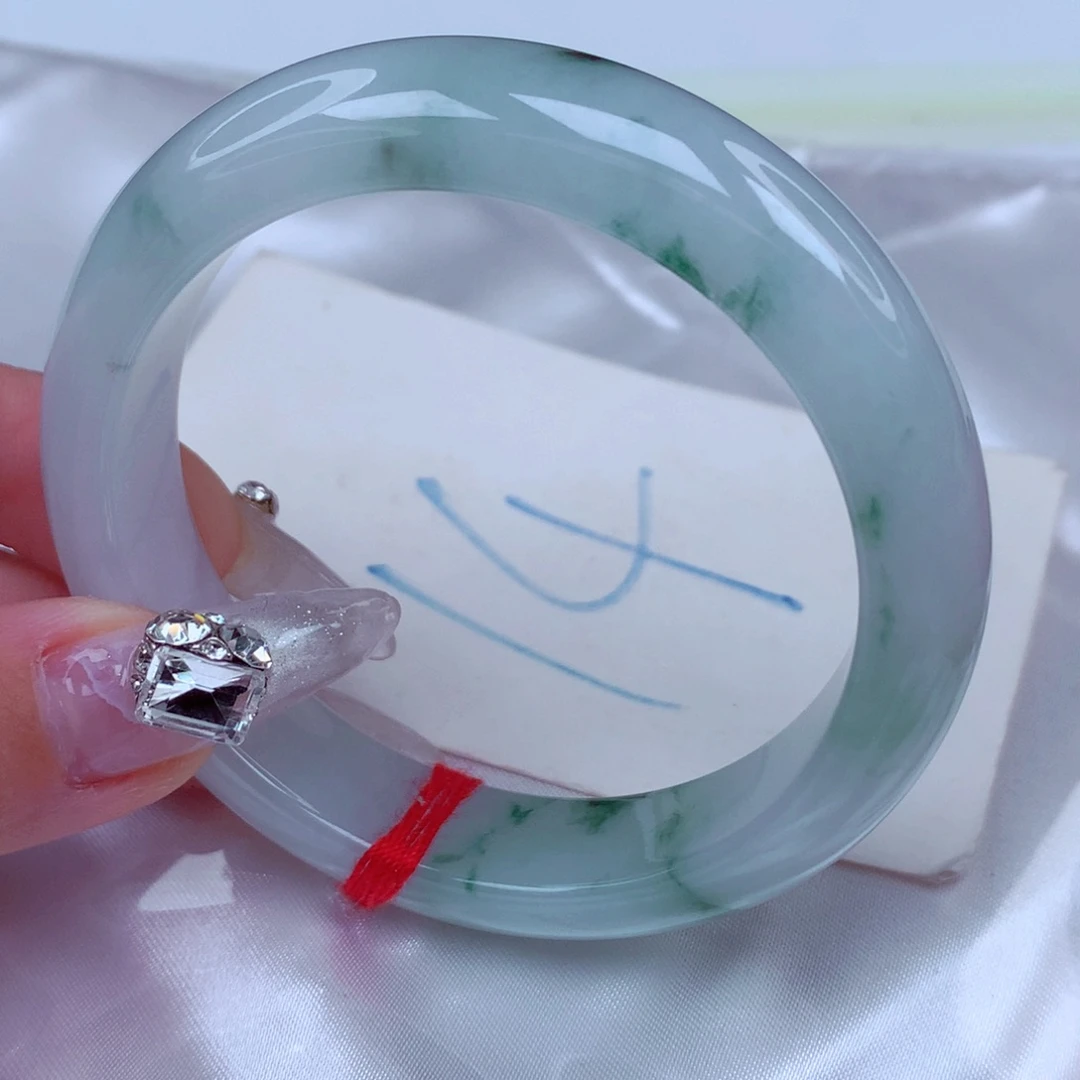 翡翠手镯未镶嵌天然缅甸翡翠A货手镯