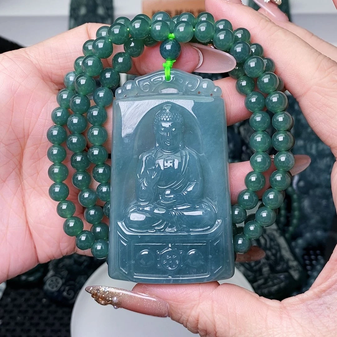 颈饰未镶嵌翡翠