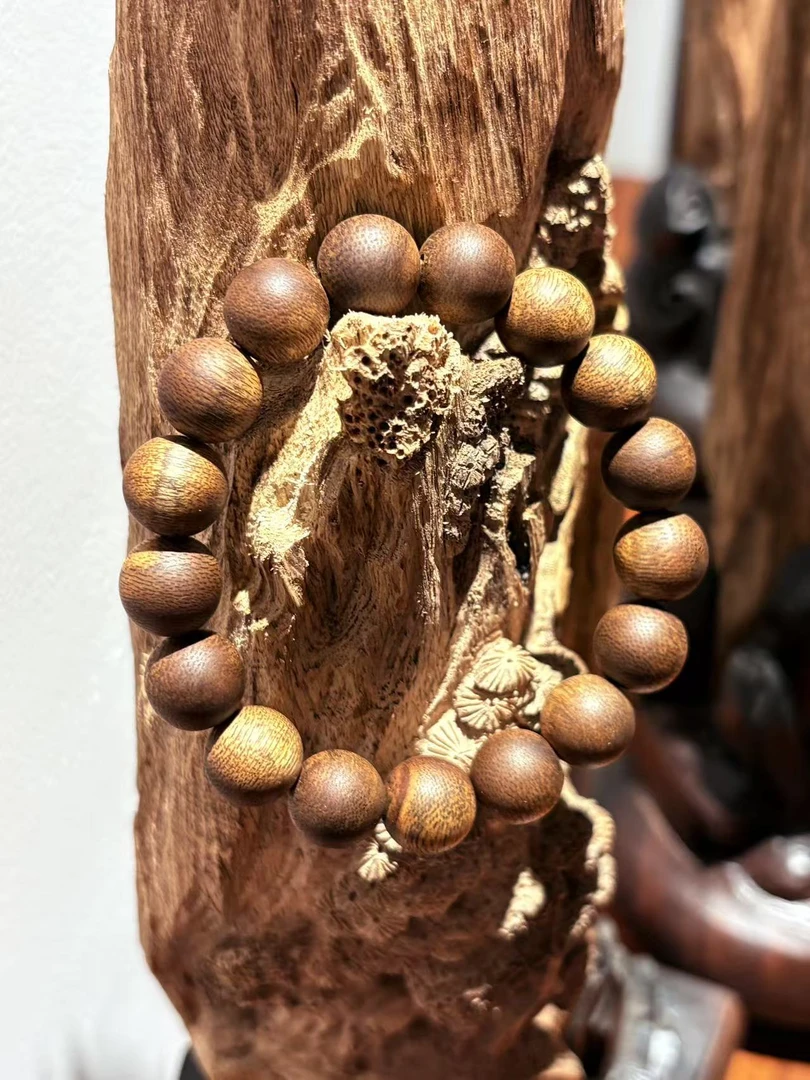 沉香【周年礼】越南正产区千里香沉香卡14圆珠单圈手串