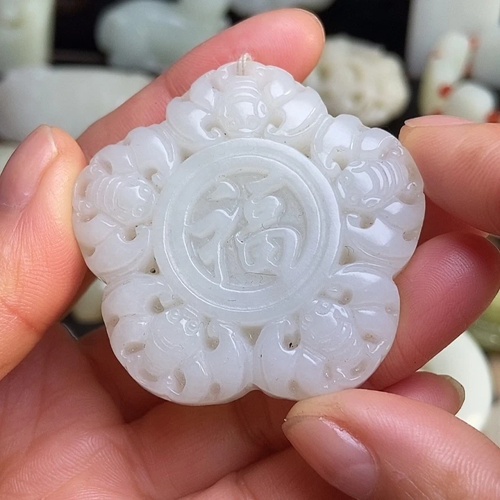 吊坠(不含链)未镶嵌和田玉