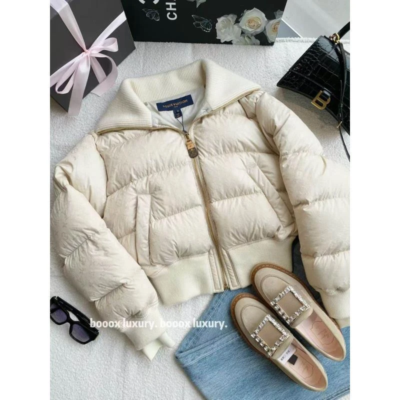 未使用 LouisVuitton/路易威登  qq894 锦纶 24ss老花满印羽绒服3