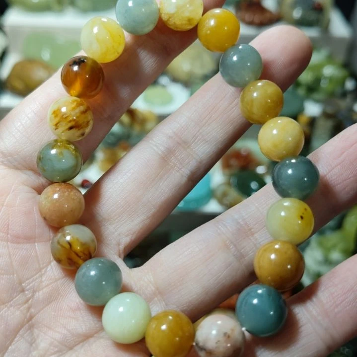 岫玉手串款式未镶嵌